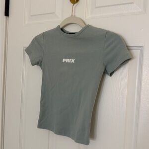 Prix Seafoam Green Baby Tee